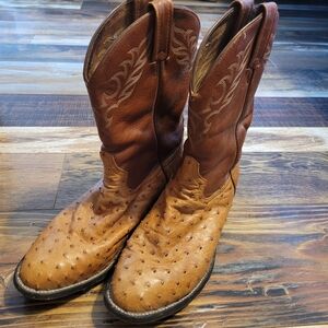Tony Lama Men's Brown Leather Boots